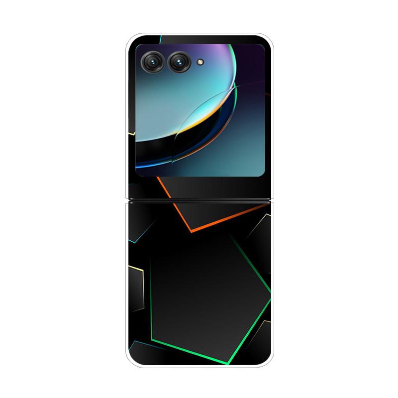 Чехол для Moto Razr40 Ultra Мраморный Рисованный Чехол для Телефона Для Motorola Razr 40 Ultra Razr4 Razr+ Жесткий Пластик Защитный Funda