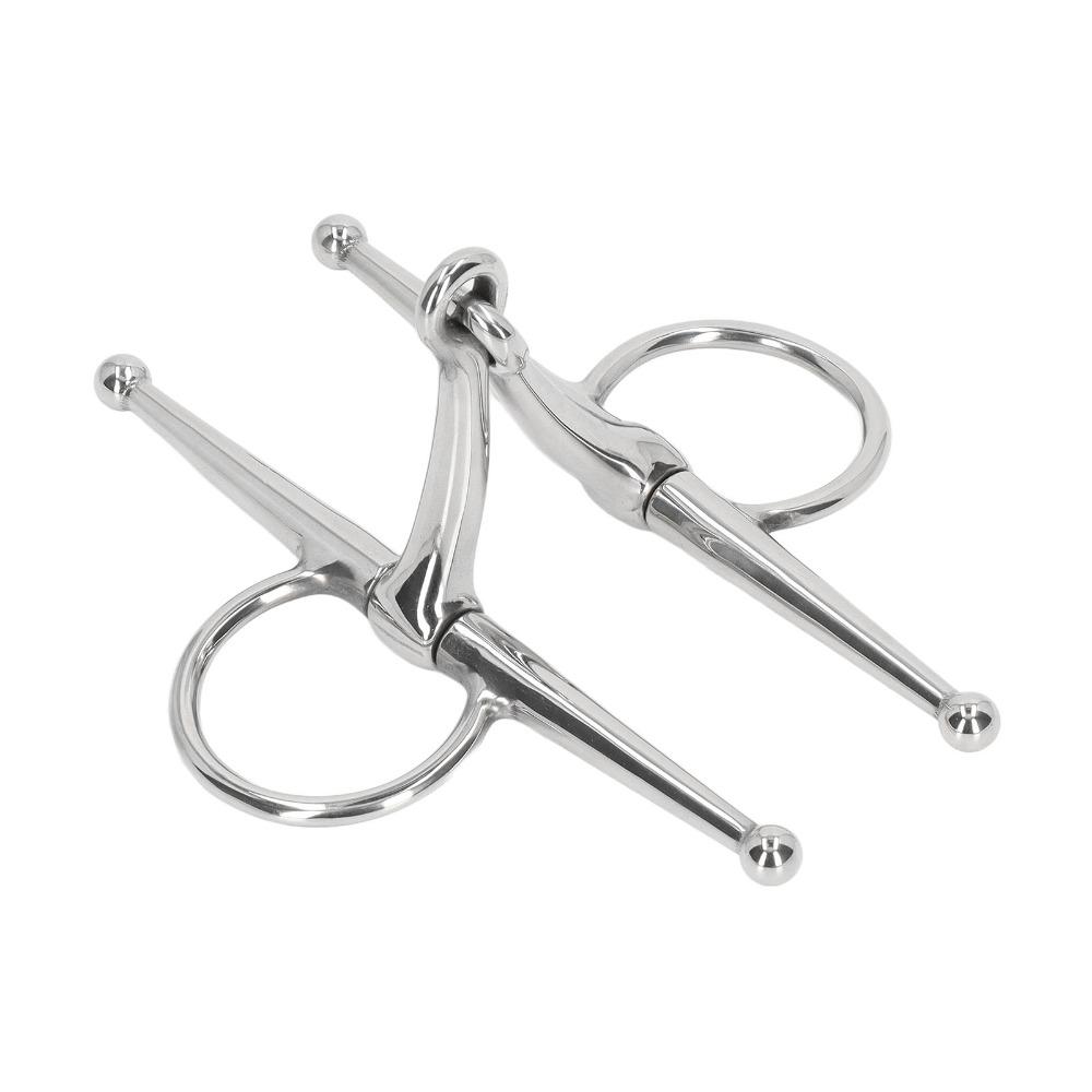 Ring Style Full Cheek Bit Jointed Design Horse Mouth Bit Horse Snaffle Bit Equestrian Training