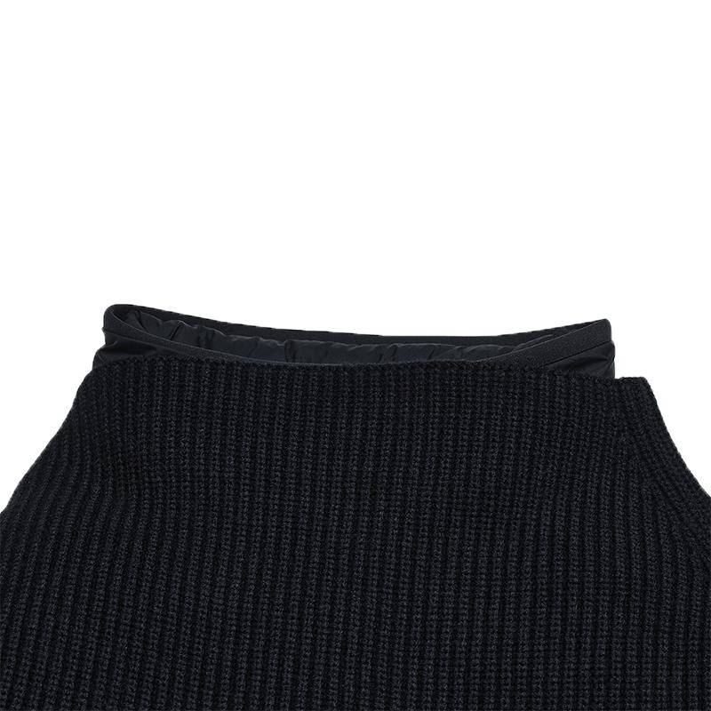 Fila Наследие Классика Мода Повседневный Универсальный Удобный Теплый Съемный Двухкомпонентный Пуховик средней длины Женская верхняя одежда F11W548908FNV