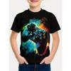 Leisure Game Pattern Children's T-shirt Boys' Top Baby Summer Short Sleeved Clothes