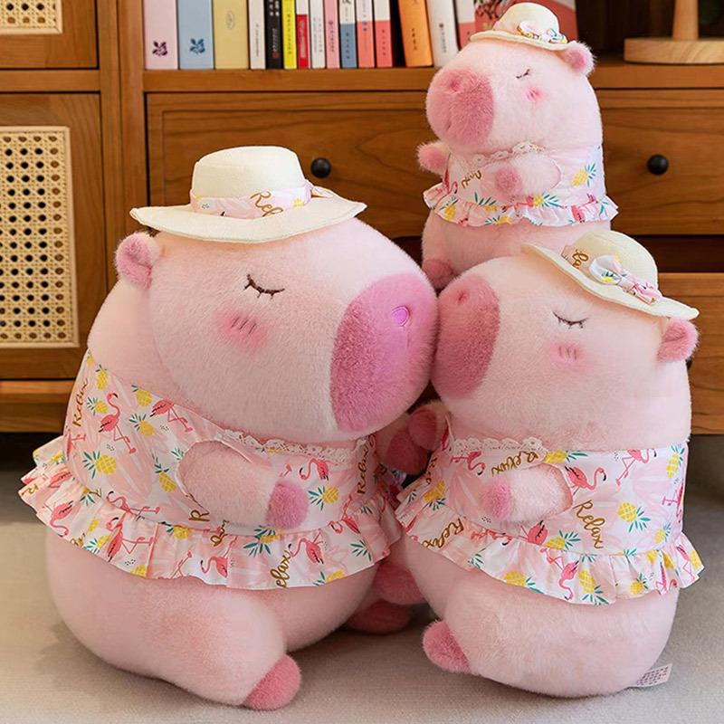 Подлинная летняя стильная капибара новый стиль капибала плюшевая игрушка кукла милая детская подарочная подушка