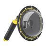 Dome Port Underwater Housing and Floating Handle & Anti-fog Inserts for Action 3/4 Sports Camera Waterproof Up To 30m