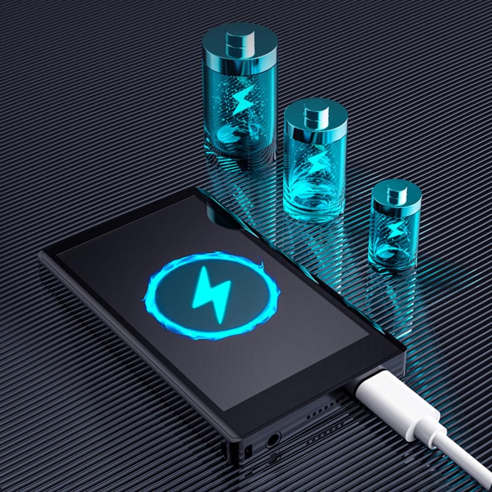 RUIZU H9 Bluetooth MP3 MP4-плеер 3,8-дюймовый сенсорный экран Металлический музыкальный плеер без потерь со встроенным динамиком Поддержка TF-карты