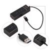 High Speed 4 Port USB 3.0 Hub Converter Adapter Portable Extender for Macbook Card Reader Black