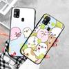 Black Case for Xiaomi Redmi 13C Note 9 iPhone XR 7 8 14 15 11 12 13 X XS Pro Max Samsung A25 S23 S24 FE Ultra Plus Kawaii Mamegoma