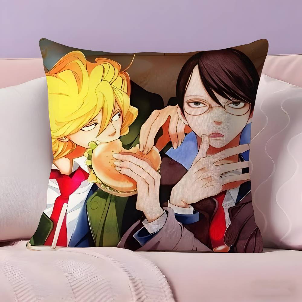 Anime D-Doushisei Pillow Case Ultra Soft Skin Friendly Fabric Cloud Like Comfort & Concealed Zipper
