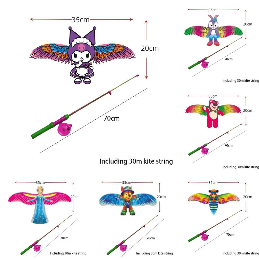 Техника изготовления воздушных змеев Вэйфан 35 см Динамичный Змей «Замороженная акула» Для детей