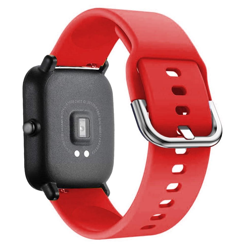 20 мм 22 мм ремешки для часов для Amazfit GTS/2/2e/4/3/GTS2 Mini/GTR 4/47 мм/GTR2/2e/3 спортивный силиконовый браслет Amazfit bip 6 5 3 U band