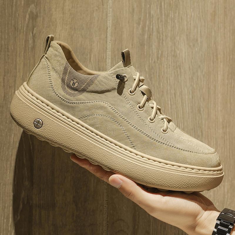 Spring and Summer Men's Casual Shoes Outdoor Travel Sneakers Comfort Convenience Male Trainers Canvas Footwear Treking Footwear