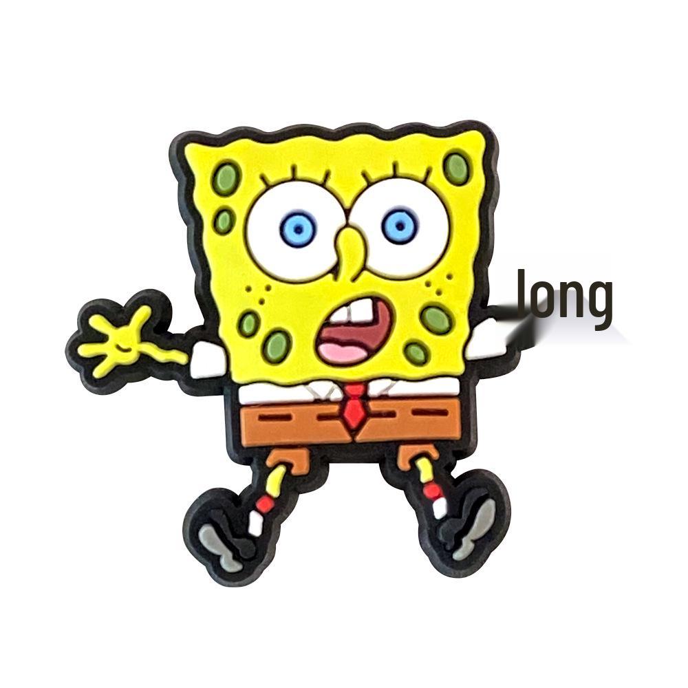 SpongeBob Croc Charms: 20 DIY Soft Rubber Shoe Accessories & PVC Buckle Ornaments