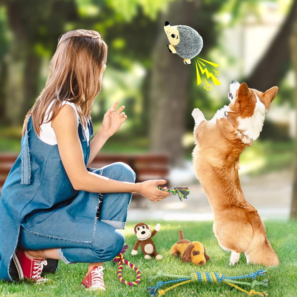 Погремушка для собаки 12 шт. игрушки для щенков для милой игрушки для собаки набор для собаки с мягкой игрушкой натуральный хлопок игрушка для щенка игрушка для жевания собаки собака собака собака собака собака собака собака