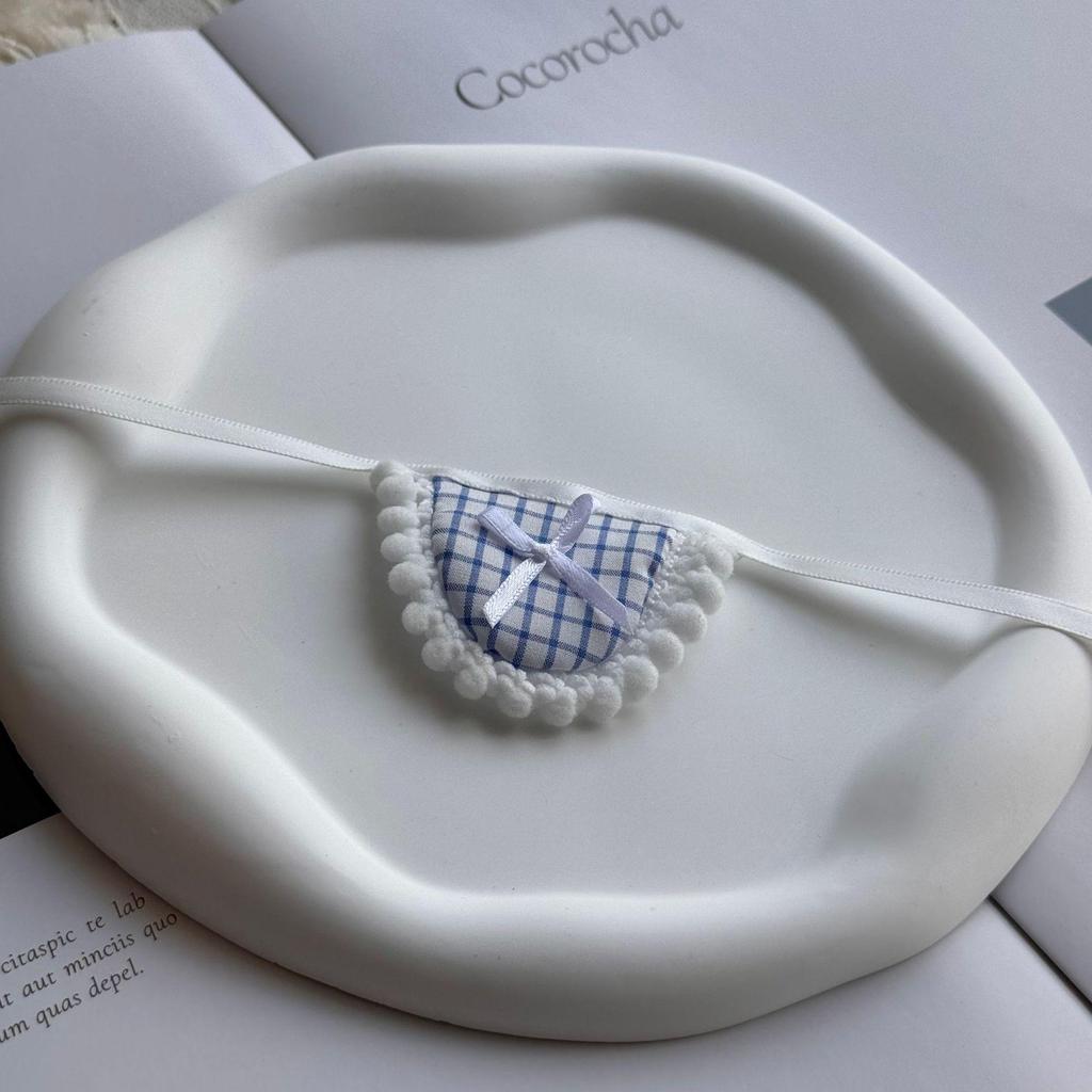 Слюнявчик для питомца-куклы Лабубу - Самоироничный медвежонок, детские аксессуары