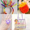 100/300/400Pcs Flexible Wire Pipe Cleaners Bendable Plush Sticks  for Artificial Flower Making