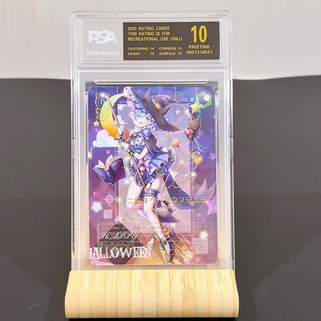 Weiss Schwarz DIY Рему Альбедо Самоконтроль Коллекционирование Подпись Торговля Флэш-карта Аниме Мультфильм Подарок
