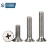GUWANJI TA2 Titanium Cross Recessed Countersunk Head Screws