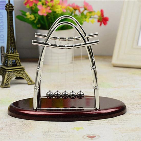 Newtons Cradle Classic Balance Balls 5 маятниковых шариков Physics Perpetual Motion Настольные игрушки