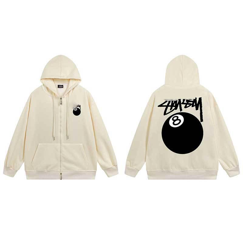 Unisex Heavyweight Cotton Classic Cardigan Hoodie Jacket