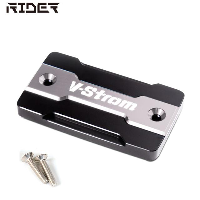 Для SUZUKI Vstrom 650 1000 DL650 DL1000 250 DL250 2004- Крышка бачка тормозной жидкости спереди, крышка бачка и крышка заливной горловины