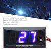 Motorcycle Digital Water Temperature Gauge   Thin   12V LCD With 22mm Sensor Adapter for Most Motorbikes