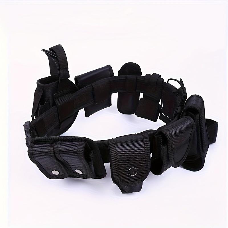 Tactical Military Security Belts Polices Guard Outdoor Multifunctional Utility Kit Modular Duty Belt with Holster Pouch Set