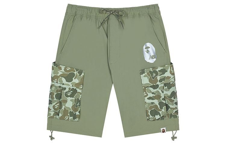 New Balance X A BATHING APE Повседневные шорты Мужские Зеленые Умеренные BASP6000-GRX