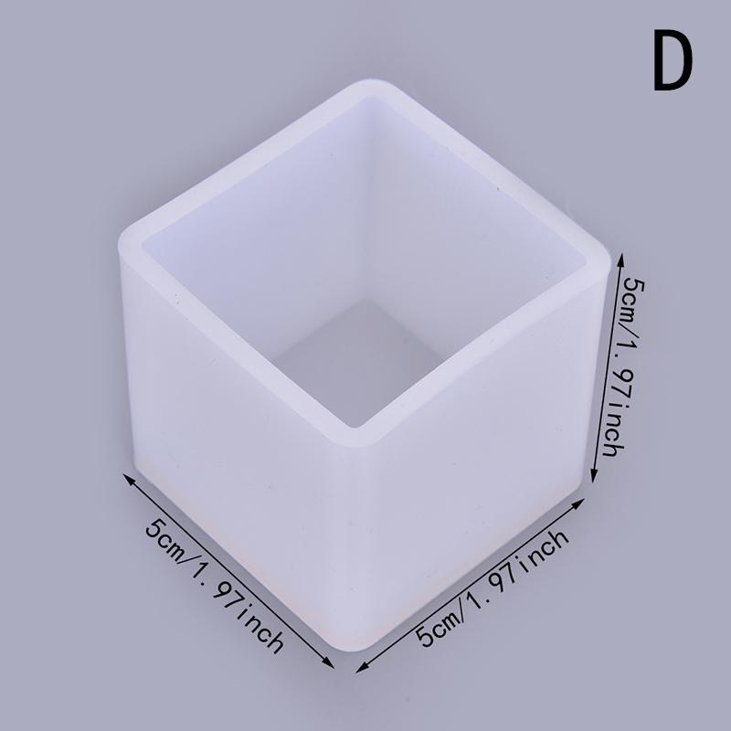 1 шт., силиконовая форма для свечей в форме куба, квадратная форма для поделок из гипса