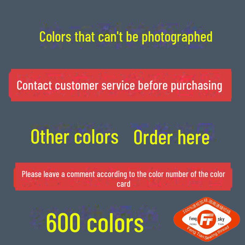 402 High-Speed Polyester Sewing Thread, 8000 Yards, Black & White for Industrial Sewing Machines