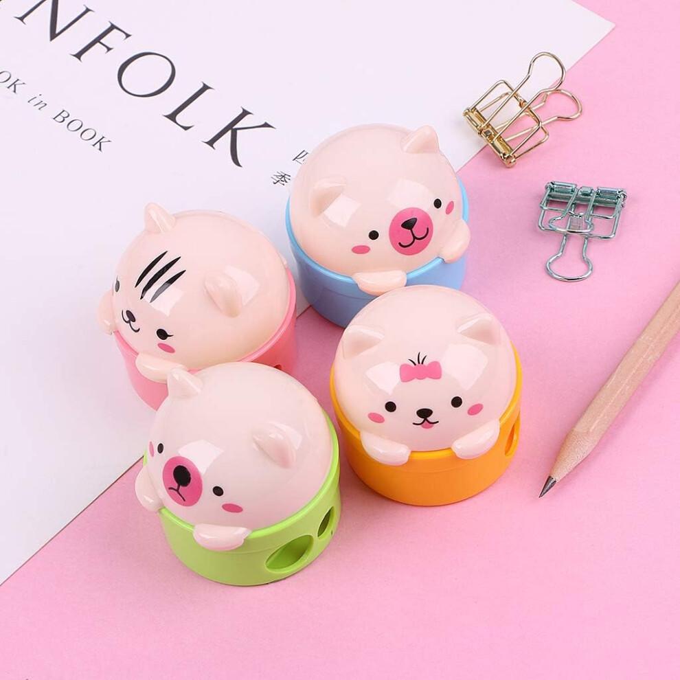 Cute Pencil Sharpener for Students Handheld Easy to Use for Preschool Nursery Primary School Gift Portable Design