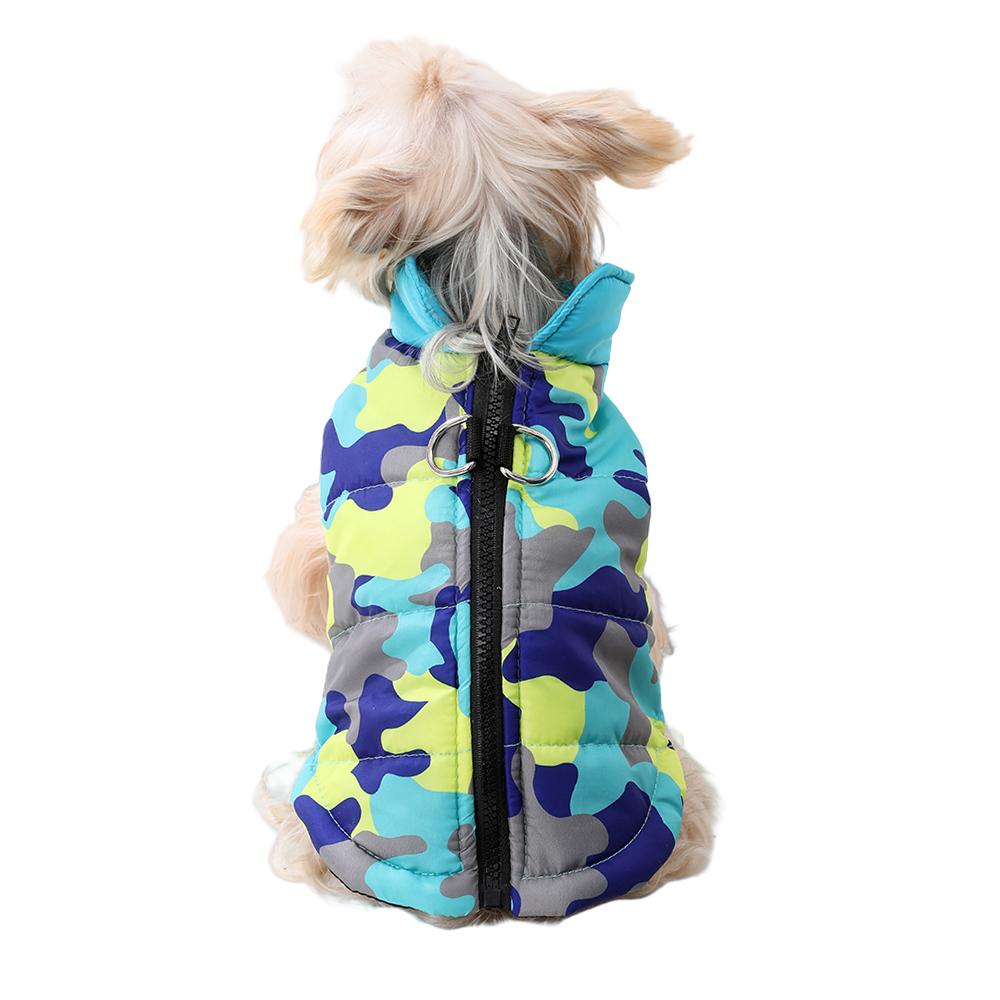 Windproof Dog Clothes Autumn Winter Winter With D-ring Pet Jacket For Small Medium Dogs Cats Outdoor Waterproof Puppy Coat Chihuahua Corgi Costume