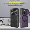 For Honor 400 Smart 5G Global Case Slide Lens Protect Armor Shockproof Phone Case Coque For Honor X7D 5G Ring Holder Cover