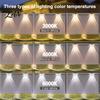 Outdoor Solar Pathway Lights Wall Washer Lights, Light, Waterproof Garden LED Lamp Light with Color Changing RGB, Landscape Wash for Patio Fence Step