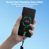 Charging Cable with Digital Display 480Mbps Data Transfer Universal Type-C 90-Degree Elbow