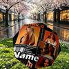 Custom Name Personalized Karol G Print Umbrella, Auto Open Close, 8‑Rib Sturdy Frame, Commute Camping Hiking Use, Birthday Gift