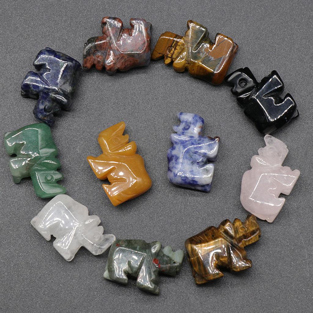 1 шт. статуя носорога натуральные камни розовый кварц резные фигурки животных целебные кристаллы декор комнаты драгоценный камень ремесло брелок