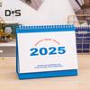 Маленький настольный календарь 2025 года, перекидной настольный календарь, ежемесячный планировщик, органайзер для управления временем для домашнего офиса и школы