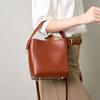 Сумка-ведро с уникальным дизайном, из высококачественной натуральной кожи, универсальная для поездок на работу и женская сумка кроссбоди