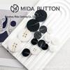 Комплект круглых смоляных пуговиц для женских пальто и свитеров – включает модели с четырьмя отверстиями и узорчатые модели