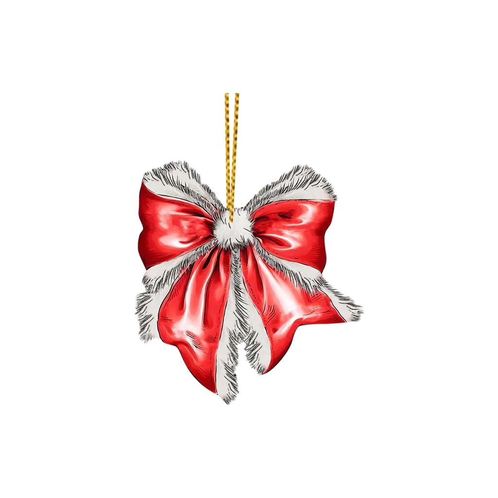 Рождественские украшения, акриловые подвесные украшения для рождественской елки, подвеска для рюкзака, подарок для детей