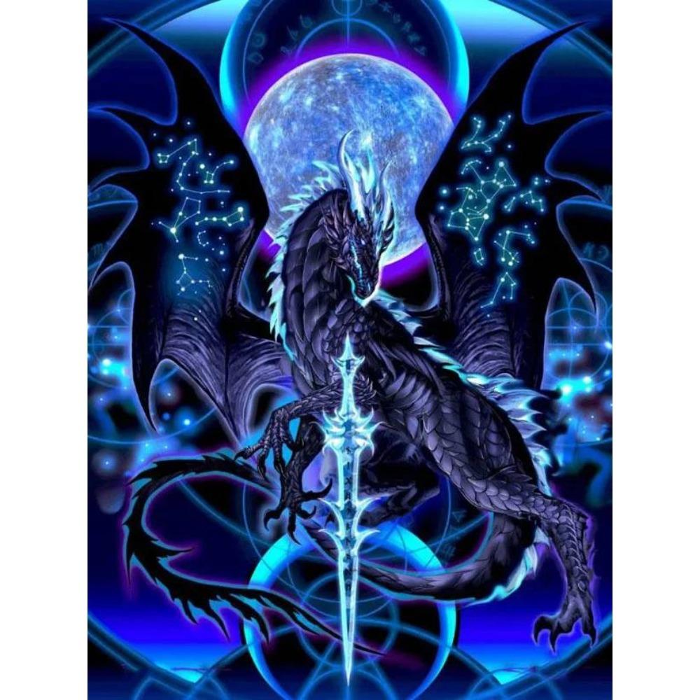 DIY полная круглая алмазная живопись вышивка крестиком 3D детское животное домашнее декоративное искусство луна алмазная живопись 5d алмазная живопись