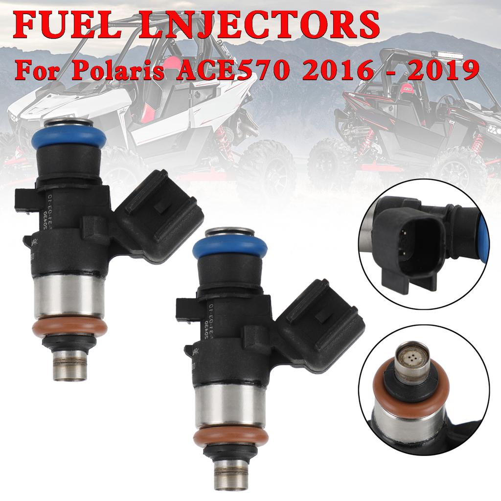 2PCS Fuel Injectors For POLARIS Ranger Crew 570 900 XP 2014-2019 0280158258 2521068