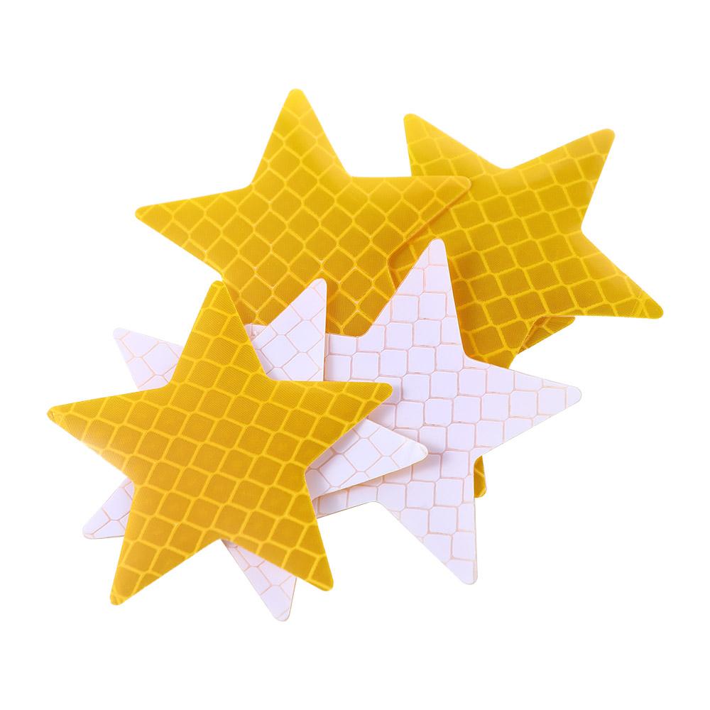 Five-pointed Star Reflective Stickers Car Exterior  Accessories Car Safety Mark Car Stickers