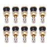 10 Pcs Brass Valve Stem TR501 High Strength Tubeless Truck Valve Stem for 0.625in Valve Holes