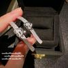 Итальянский винтажный бохо браслет с драгоценными камнями и резным цирконом в виде кофейного зерна