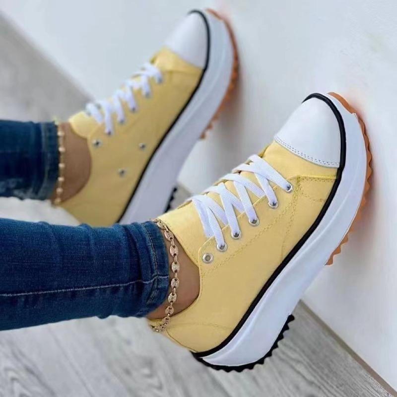 Fashion Sneakers Women Shoes 2024 Women Pattern Canvas Shoes Casual Women Sneakers Shoes Flat Lace-Up Zapatillas Mujer Chaussure Femme