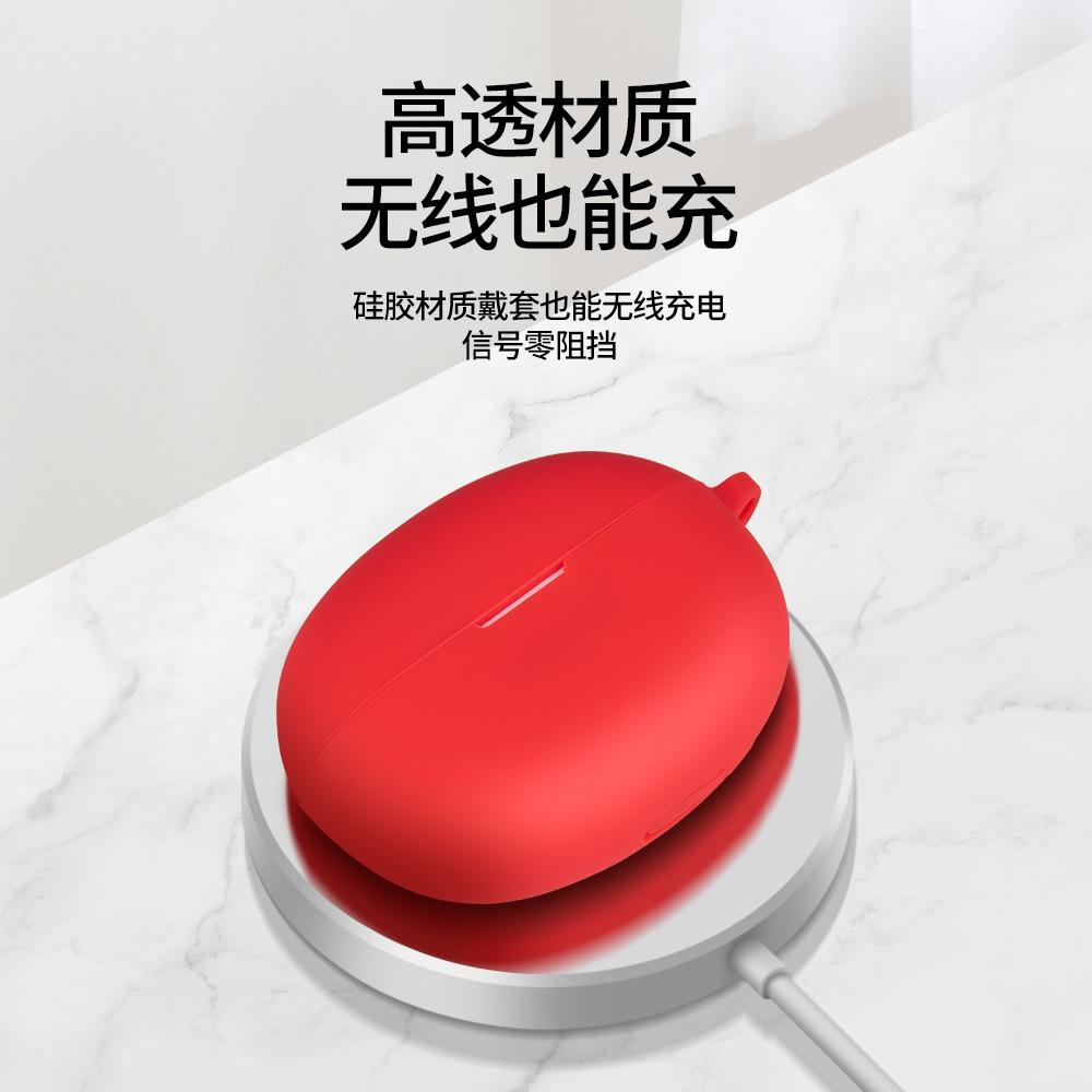 Подходит для Realme Buds Air5 Силиконовая пряжка Чехол для наушников Защитный чехол от падения и скольжения Портативный мягкий чехол