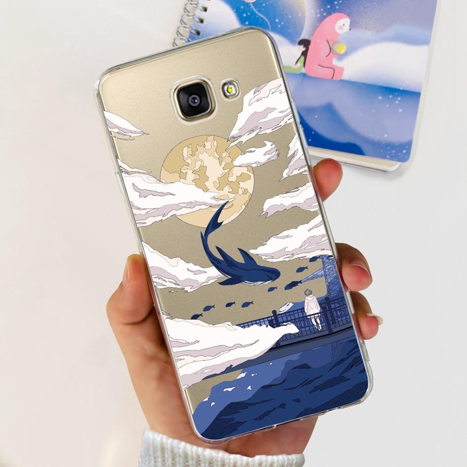 Для Samsung Galaxy A3 2016 Чехол A310F Популярный Цветок Прозрачный Силиконовый Задняя Крышка Телефона Для Samsung A3 2017 A320F A320Y Funda