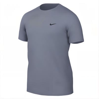 Dri-Fit DF UV Hyverse Футболка с коротким рукавом и круглым вырезом, удобная, мужская, топы, синяя, DV9840493