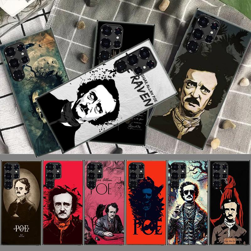 Edgar Allan Poe Cases Phone Case for Samsung Galaxy S26 Ultra S25 Edge S24 S23 FE S21 Plus S20 S22 S10 Cover TPU Capa Shell Shoc