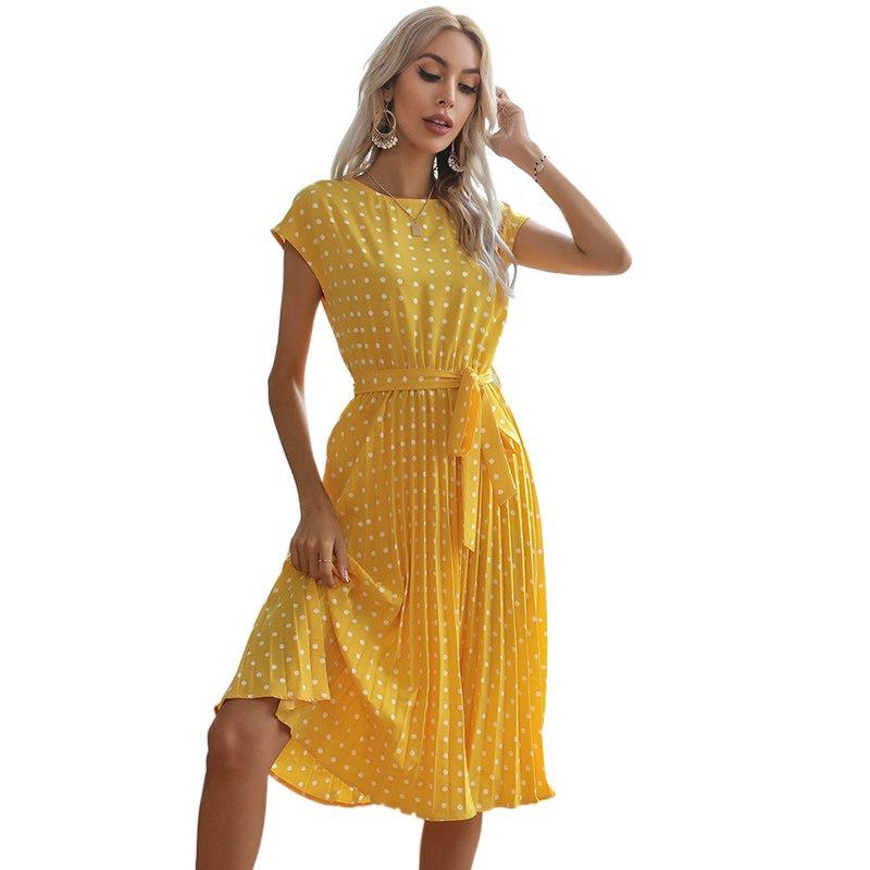 wholesale women's polka dot dress