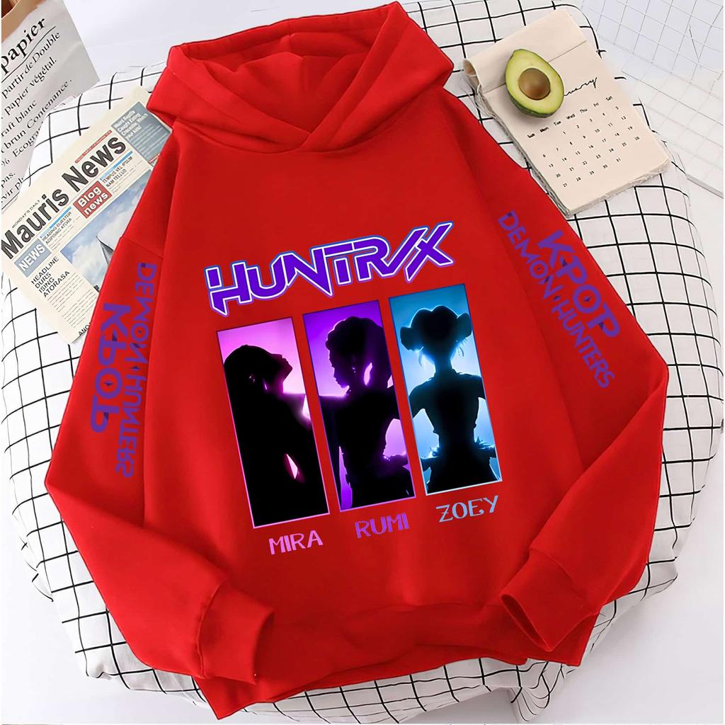 Hoodies Sweatshirts Girls Cartoon Printed Children's Girls Hooded Sweatshirt Children's Fashionable Casual Top Girls' Clothing